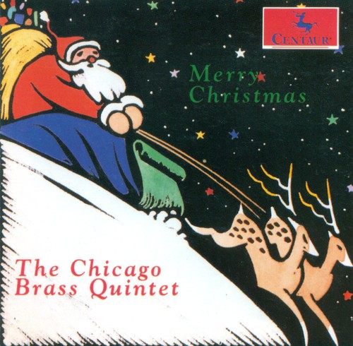 the album cover for Chicago Brass Ensemble - Merry Christmas