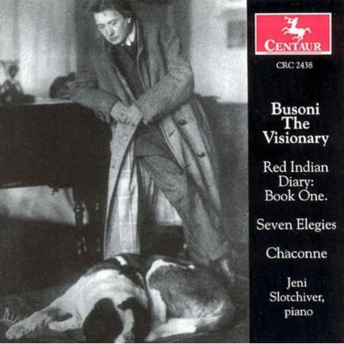 the album cover for F. BUSONI - Visionary: Piano Works
