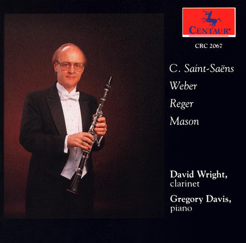 the album cover for David Wright - Sonata for Clarinet & Piano