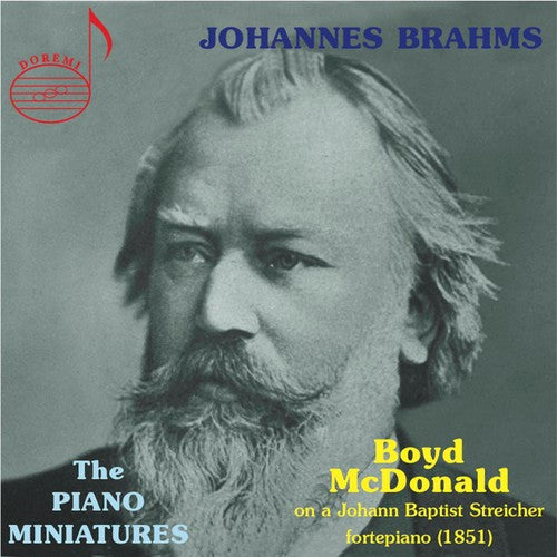 the album cover for Brahms / Boyd Mcdonald - Piano Miniatures