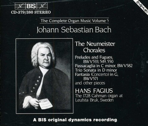 the album cover for HANS FAGIUS - Complete Organ Music 5