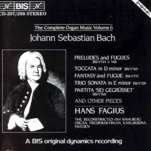 the album cover for HANS FAGIUS - Complete Organ Music 6