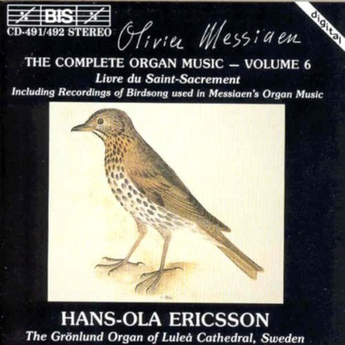the album cover for HANS-OLA ERICSSON - Complete Organ Music 6