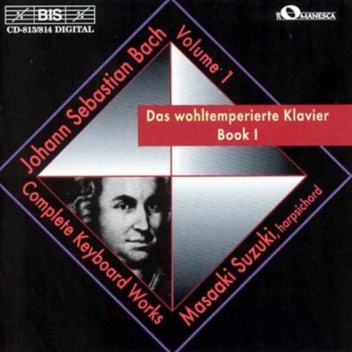 the album cover for Masaaki Suzuki - Well Tempered Clavier Book 1