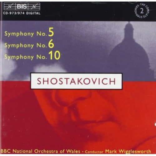 the album cover for Mark Wigglesworth - Symphony Nos 5 6 & 10