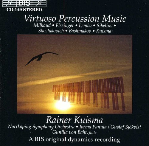 the album cover for Rainer Kuisma - Virtuoso Percussion