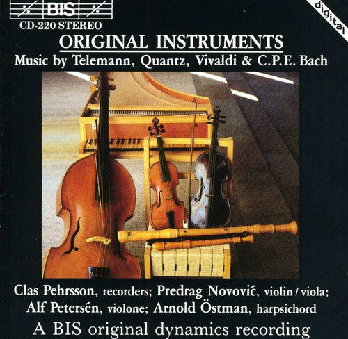 the album cover for CLAS PEHRSSON - Original Instruments