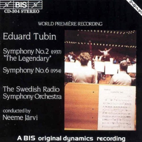 the album cover for Neeme Järvi - Symphonies 2 & 6