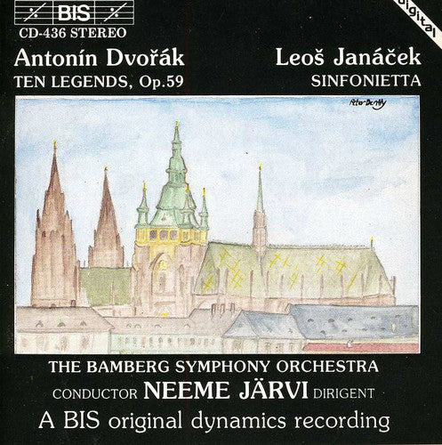 the album cover for Neeme Järvi - Ten Legends Op59