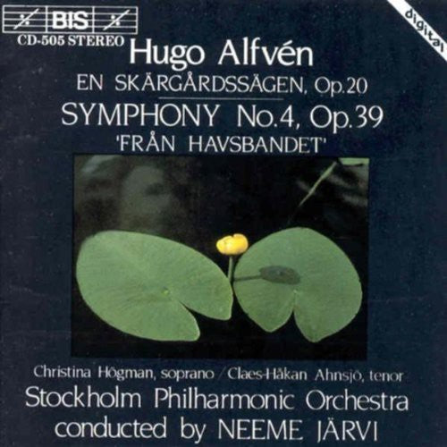 the album cover for Neeme Järvi - Symphony 4 / en Skargardssagen