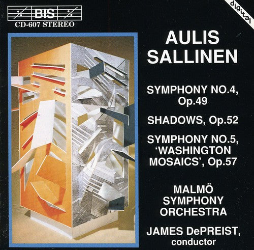 the album cover for James DePreist - Symphonies 4 & 5