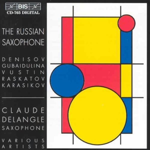 the album cover for Odile Delangle - Russian Saxophone / Various