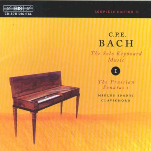 the album cover for Miklos Spanyi - Solo Keyboard Music 1