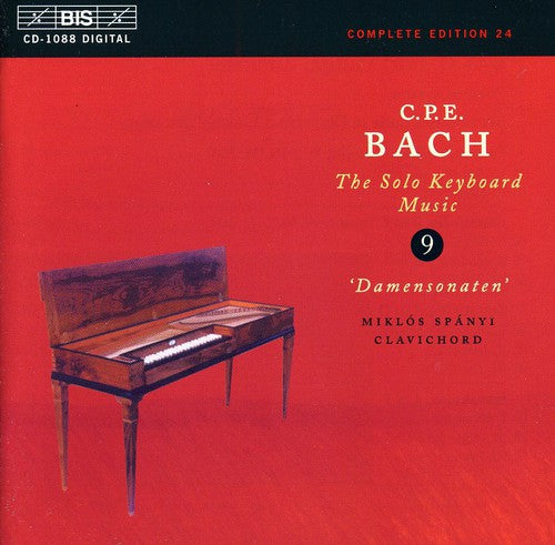the album cover for Miklos Spanyi - Complete Keyboard Works 9