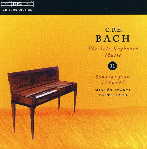 the album cover for Miklos Spanyi - Solo Keyboard 11