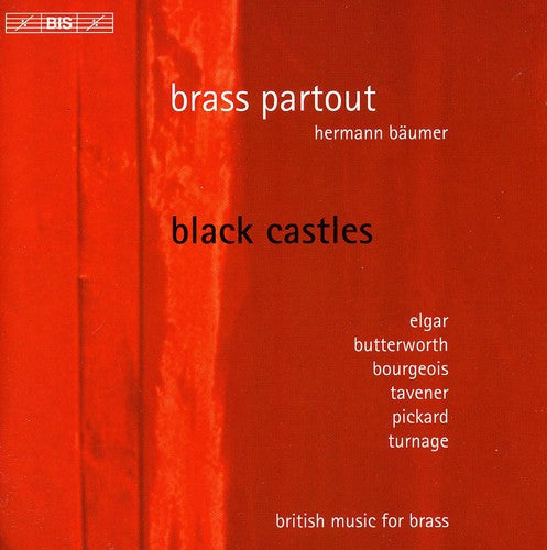 the album cover for Brass Partout - Black Castles: British Music for Brass