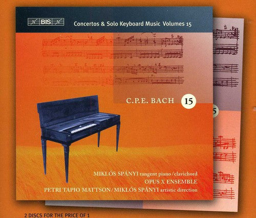 the album cover for Opus X - Keyboard Concertos & Solo Keyboard Music 15
