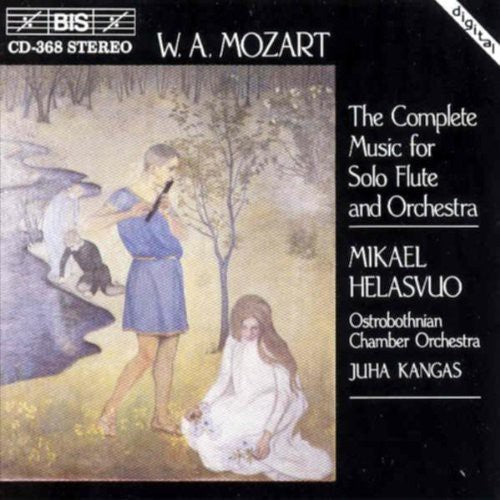 the album cover for Mikael Helasvuo - Flute Concertos