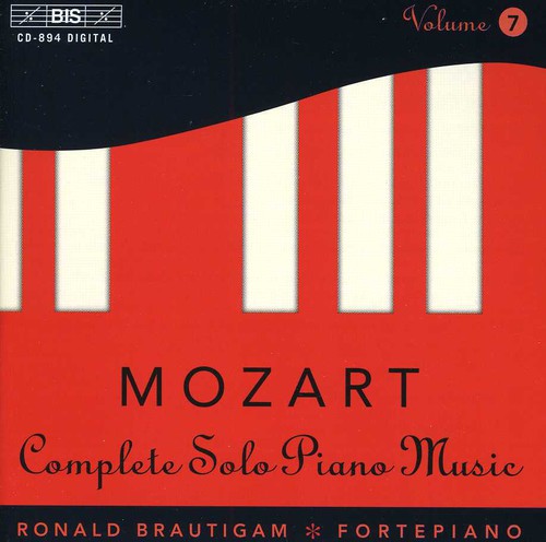 the album cover for Mozart / Brautigam - Complete Solo Piano Music 7
