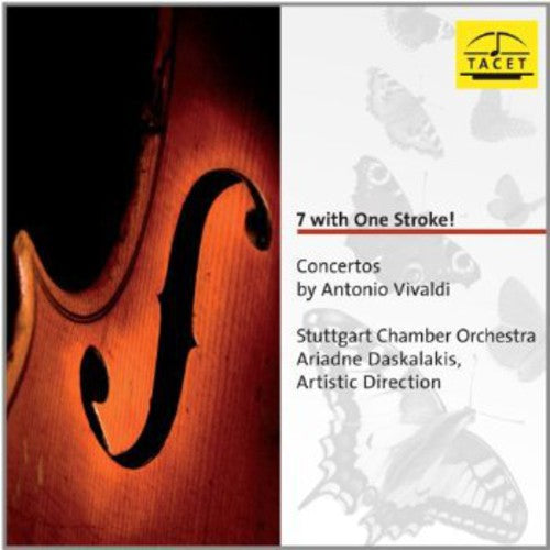 the album cover for Vivaldi / Stuttgart Chamber Orchestra / Daskalakis - 7 with One Stroke