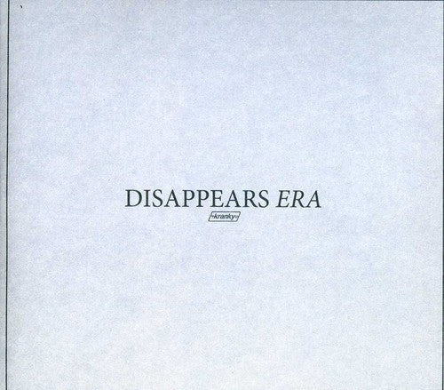 the album cover for Disappears - Era