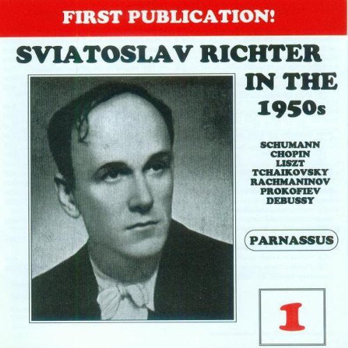the album cover for Sviatoslav Richter - In the 50's Vol. 1