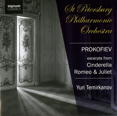 the album cover for Yuri Temirkanov - Suites from Cinderella / Romeo & Juliet (HLTS)