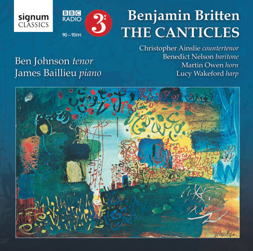 the album cover for James Baillieu - Canticles