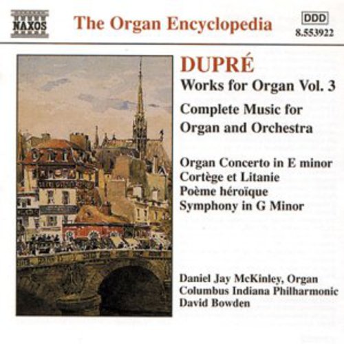 the album cover for Daniel Jay Mckinley - Works for Organ 3