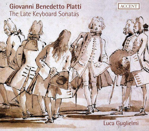 the album cover for Luca Guglielmi - Late Keyboard Sonatas