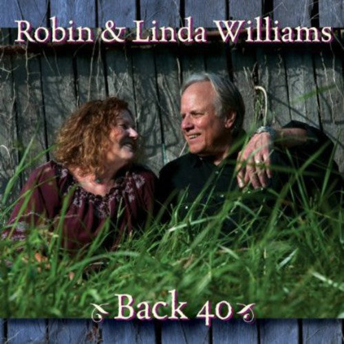 the album cover for Robin & Linda Williams - Back 40