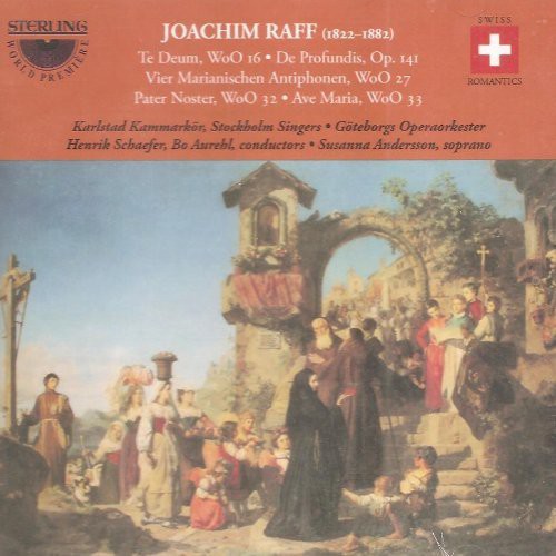 the album cover for Raff / Kammarkor / Stockholm Singers / Schaefer - Te Deum / de Profundis