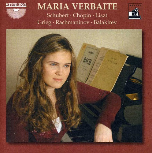the album cover for Schubert / Maria Verbeite - Piano Pieces