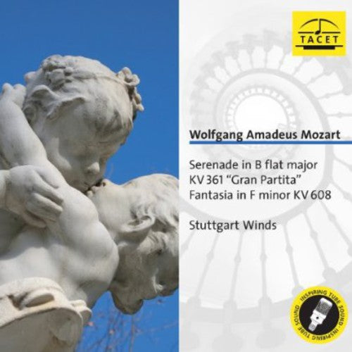 the album cover for Mozart / Stuttgart Winds - Serenade in B Flat Major / KV 361 Gran Partita
