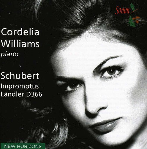 the album cover for Cordelia Williams - Impromptus D899 & D935