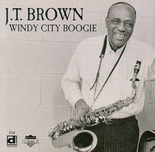the album cover for J Brown T - Windy City Boogie