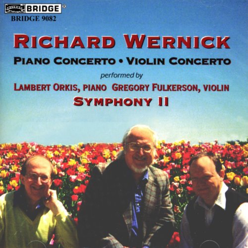 the album cover for LAMBERT ORKIS - Piano & Violin Concertos