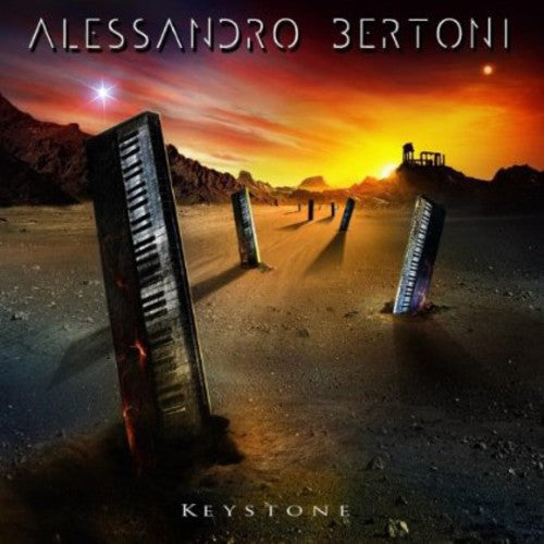 the album cover for Alessandro Bertoni - Keystone
