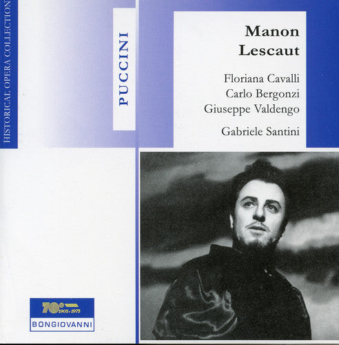 the album cover for Puccini / Cavalli / Bergoni / Valdengo / Santini - Manon Lescaut