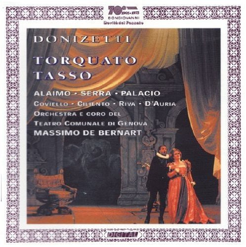 the album cover for Donizetti / Serra / Ciliento / De Bernhart - Torquato Rasso