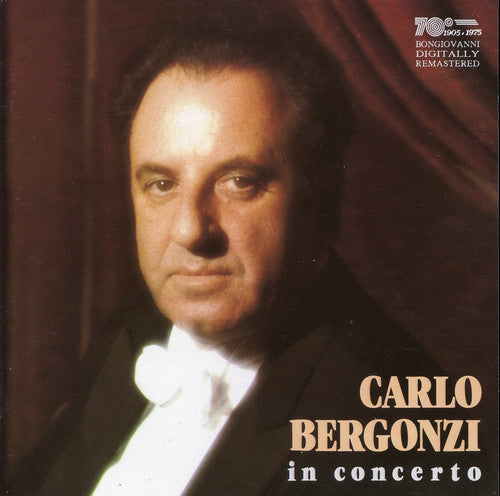 the album cover for CARLO BERGONZI - Opera Arias 1