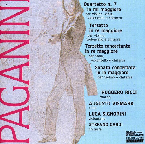 the album cover for RUGGIERO RICCI - Guitar Quartet 7