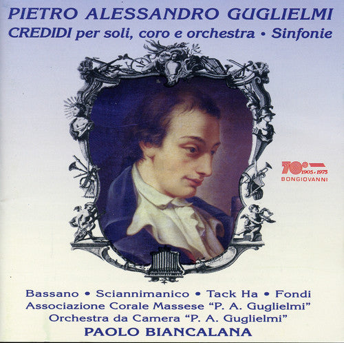 the album cover for Guglielmi / Bassano / Ha / Fondi / Biancalana - Credidi for Soloists Chorus & Orchestra