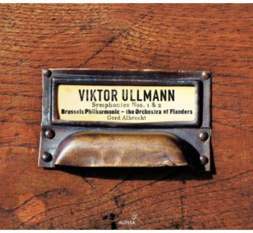 the album cover for Ullmann / Brussels Philharmonic / Albrecht - Symphony 1: Von Meiner Jugend
