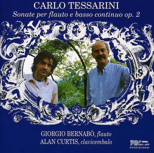 the album cover for Alan Curtis - Sonatas For Transverse Flute Op.2