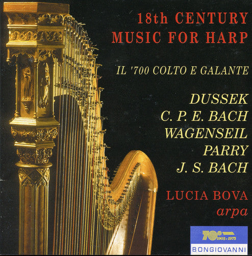 the album cover for Lucia Bova - 18th Century Music for Harp