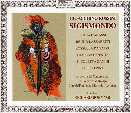 the album cover for Richard Bonynge - Sigismondo