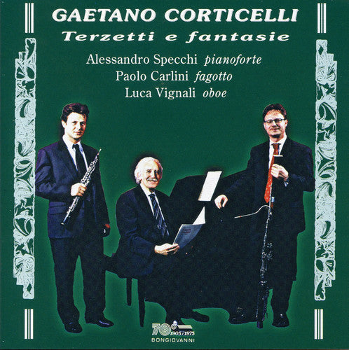 the album cover for Corticelli / Alessandro Specchi / Carlini,Paolo - Terzetti 1-3 / 3 Fantasias