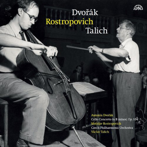 the album cover for Dvorak / Czech Philharmonic Orchestra - Dvorak Rostropovich Talich