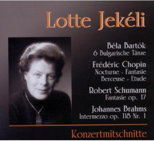 the album cover for Lotte Jekéli - Konzertmitschnitte